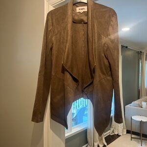 BB Dakota Tan Suede Women's Blazer